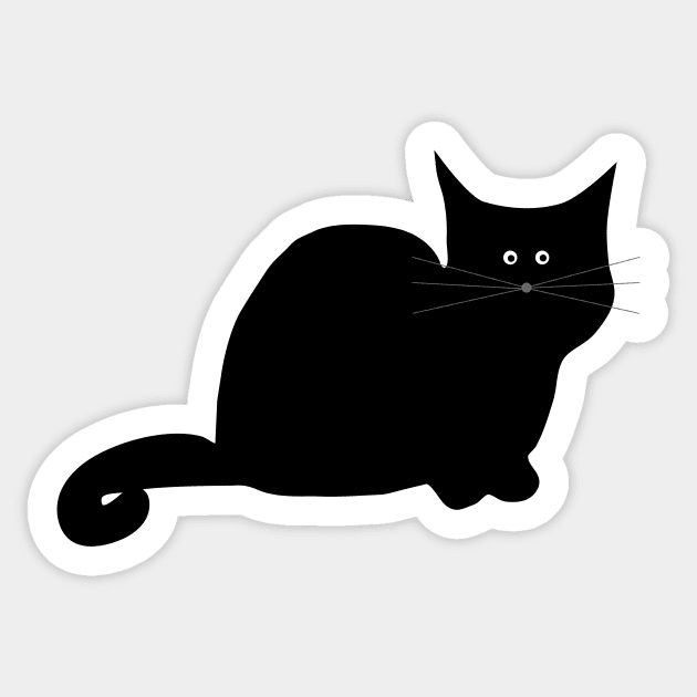 Curious cat vegetation Sticker by cocodes